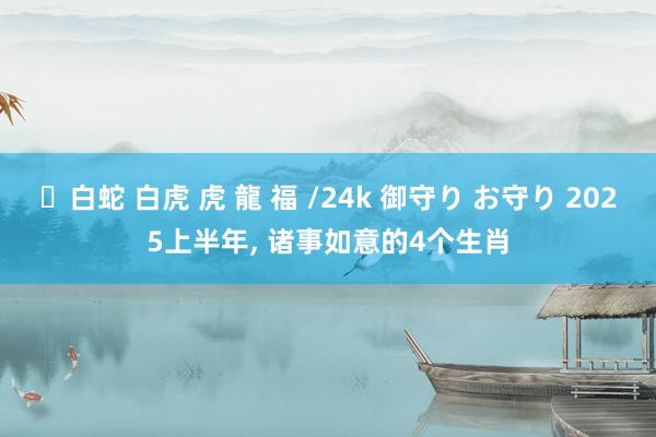✨白蛇 白虎 虎 龍 福 /24k 御守り お守り 2025上半年, 诸事如意的4个生肖